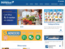 Tablet Screenshot of damesco.com.ar